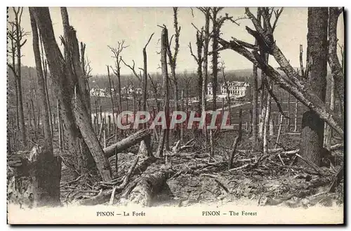 Cartes postales Pinon La Foret Militaria