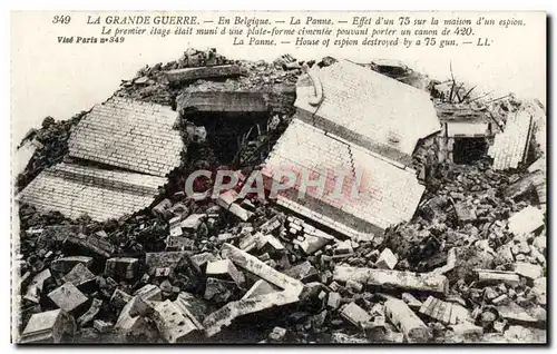 Cartes postales La Grande Guerre En Belgique La Panne Militaria