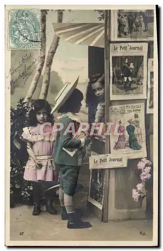 Ansichtskarte AK Fantaisie Enfants Le Petit Journal