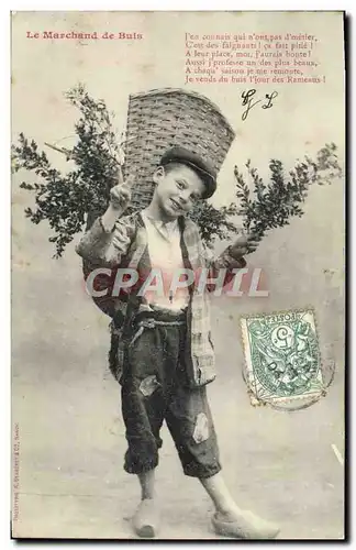 Cartes postales Fantaisie Enfant Le Marchand De Buls