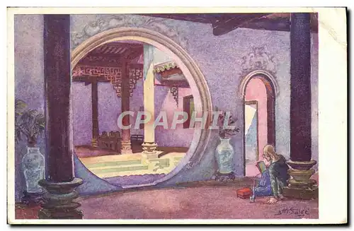 Cartes postales Haiphong Congregation Chinoise Vestibule Vietnam