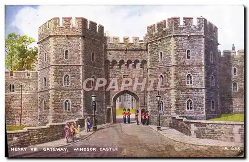 Ansichtskarte AK Henry VIII Gateway Windsor Castle