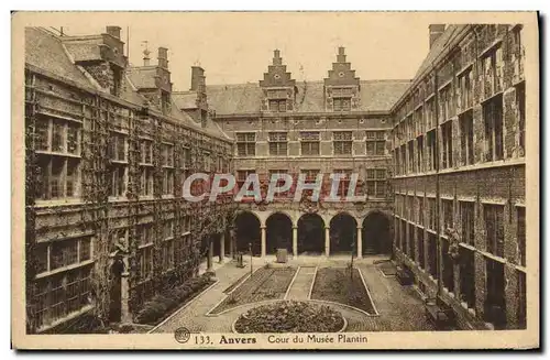 Cartes postales Anvers Cour Du Musee Plantin