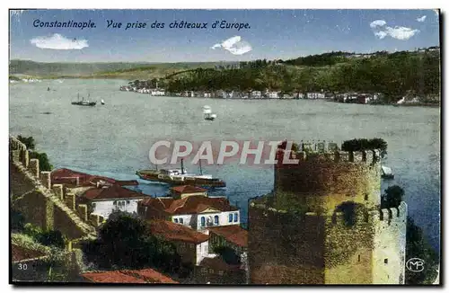 Cartes postales Constantinople Vue Prise Des Chateaux