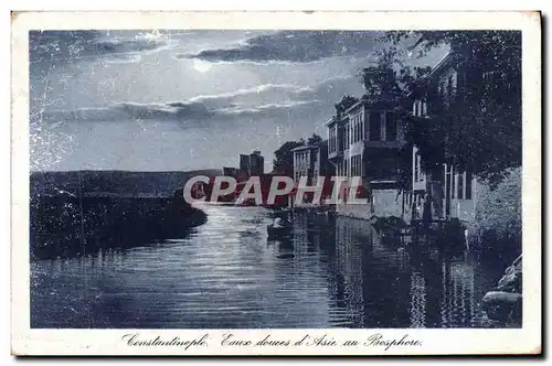 Cartes postales Constantinople Eaux douces d'Asie au Bosphore