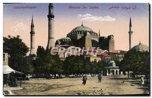 Cartes postales Constantinople Mosquee Ste Sophie