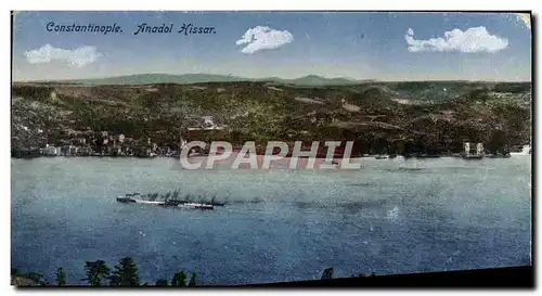 Cartes postales Constantinople Anadol Hissar