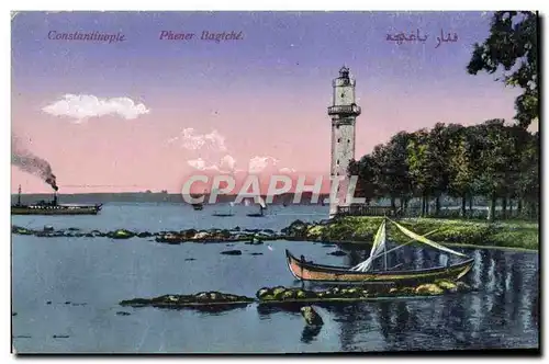 Cartes postales Constantinople Phener Bagtche Bateau