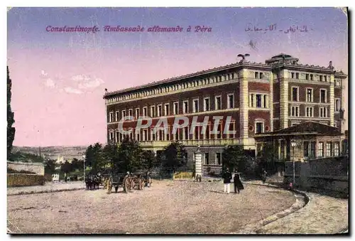Cartes postales Constantinople Ambassade allemande a Pera