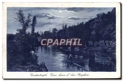 Cartes postales Constantinople Eaux douces d&#39Asie Bosphore