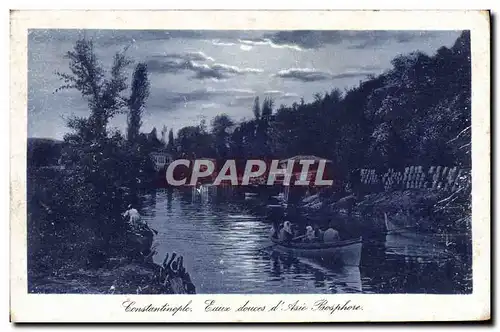Cartes postales Constantinople Eaux douces d'Asie Bosphore