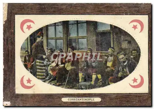 Cartes postales Constantinople Hommes Folklore