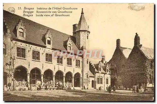 Cartes postales Bruges Interieur De I'Hotel Gruuthuuse