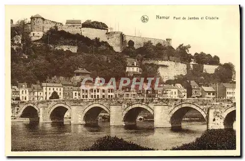 Cartes postales Namur Pont De Jambes Et Citadelle