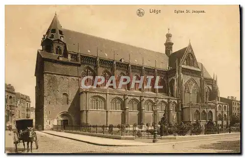 Cartes postales Liege Eglise St Jacques