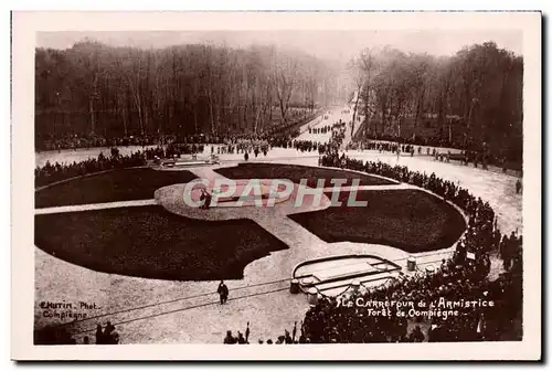 Ansichtskarte AK Carrefour de l&#39armistice Foret de Compiegne Militaria