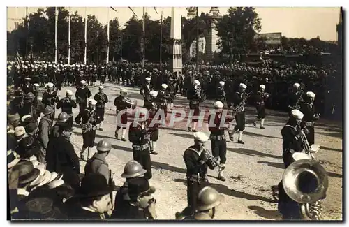 Ansichtskarte AK Paris Les fetes de la Victoire 14 juillet 1919 Le defile Les marins americains Militaria