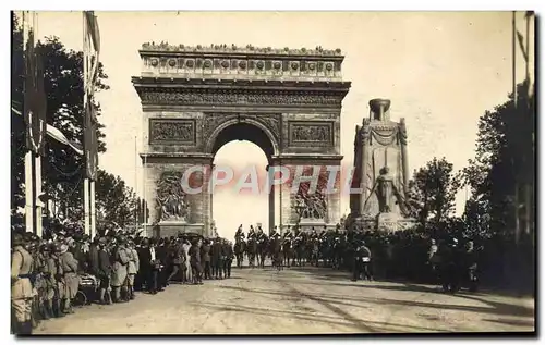 Ansichtskarte AK Paris Arc de Triomphe Fetes du 19 juillet 1919 Militaria