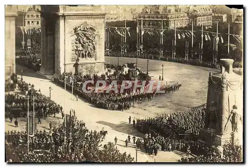 Ansichtskarte AK Paris Arc de Triomphe Fetes du 19 juillet 1919 Militaria