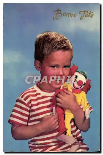 Cartes postales moderne Fantaisie Enfant poupee Clown