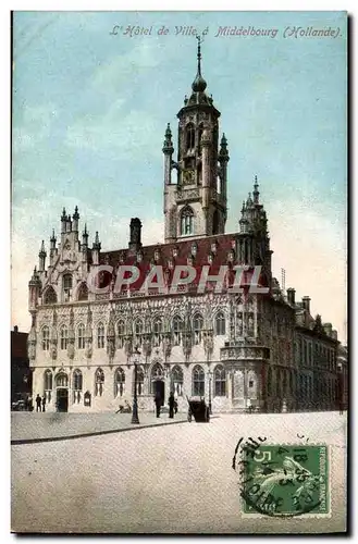 Ansichtskarte AK Hotel de ville de Middelbourg Publicite Cacao Blooker