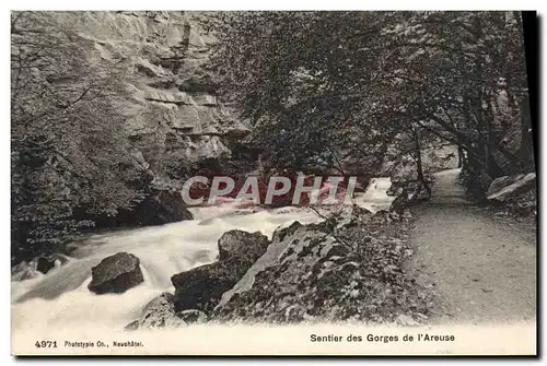 Cartes postales Sentier des gorges de l&#39Areuse
