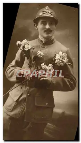 Cartes postales Fantaisie Homme Soldat Militaria