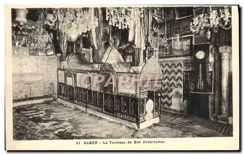 Cartes postales Alger Le Tombeau de Sidi Abdihaman
