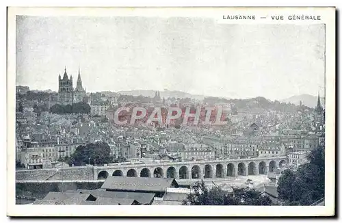 Cartes postales Lausanne Vue Generale