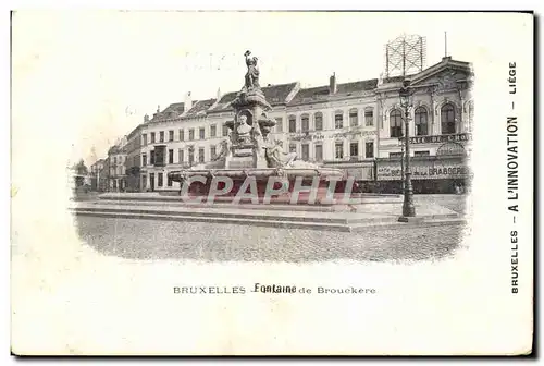 Cartes postales Bruxelles Fontaine de Brouckere