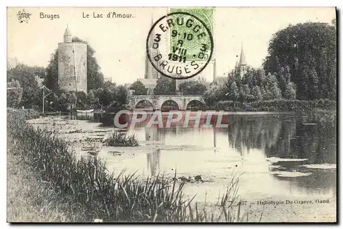 Cartes postales Bruges Le Lac D'Amour