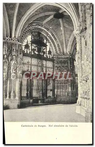 Cartes postales Burgos Cathedrale de Nef Circulaire de L&#39Abside