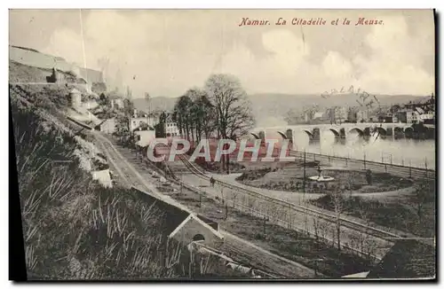 Cartes postales Namur La Citadelle et la Meuse