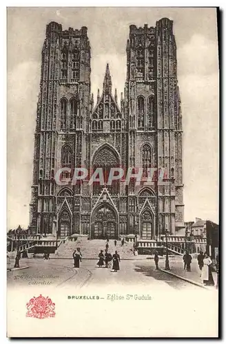 Cartes postales Bruxelles Eglise St Gudule