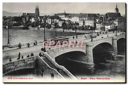 Cartes postales Basel Neue Rheinbrucke