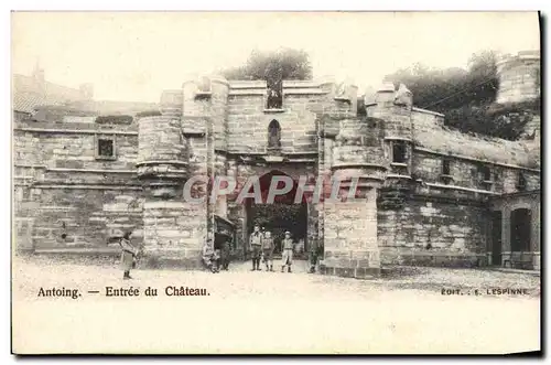 Cartes postales Antoing Entree du Chateau Enfants