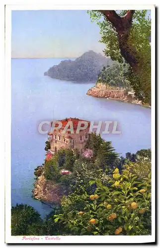 Cartes postales Portofino Castello