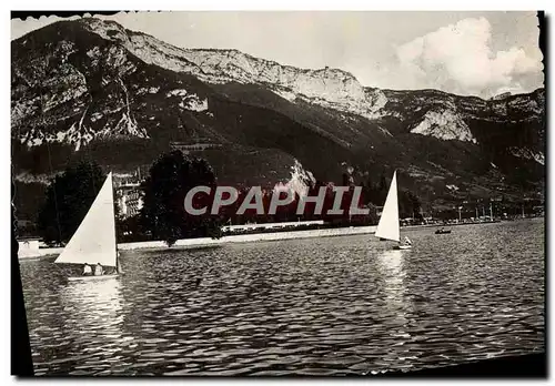 Cartes postales moderne Annecy Bala d&#39Albigny Plage et voiliers Bateaux