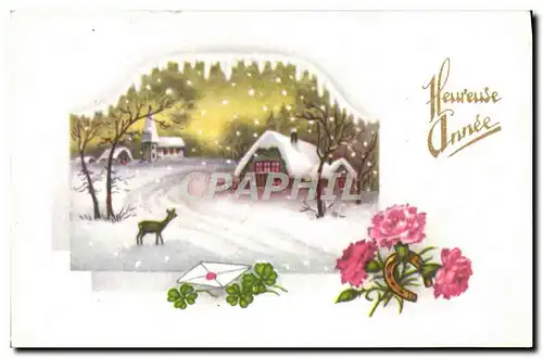 Cartes postales Fantaisie Bonne annee