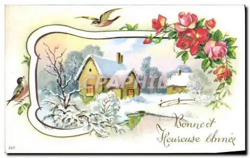 Cartes postales Fantaisie Bonne annee