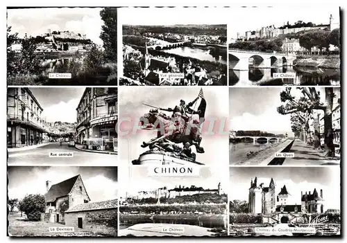 Cartes postales moderne Chinon Le Chateau