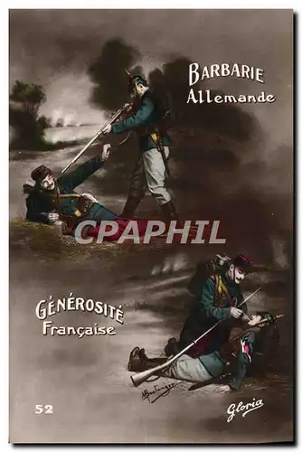 Cartes postales Fantaisie Militaria Soldats