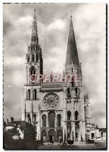 Moderne Karte Chartres La Cathedrale