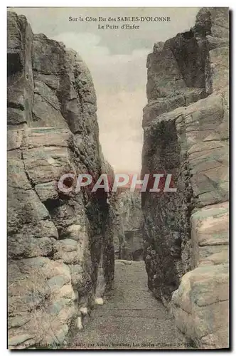 Cartes postales Sur la Cote Est Des Sables D&#39Olonne Le puits d&#39enfer