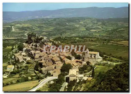 Moderne Karte Saignon Vue generale du Vieux Village