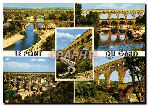 Cartes postales moderne Le Pont du Gard Aqueduc romain