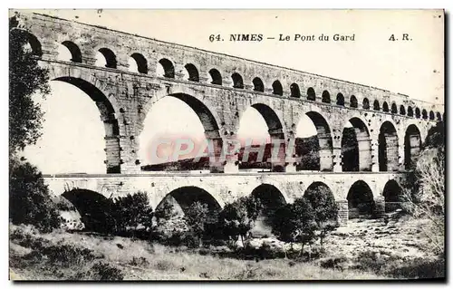 Cartes postales Nimes Le Pont du Gard