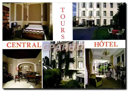 Cartes postales moderne Tours Central Hotel