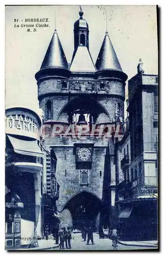 Cartes postales Bordeaux La Grosse Cloche a la Dame Blanche