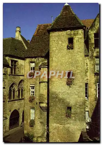 Moderne Karte Capitale du Perigord noir Sarlat Maison des consuls